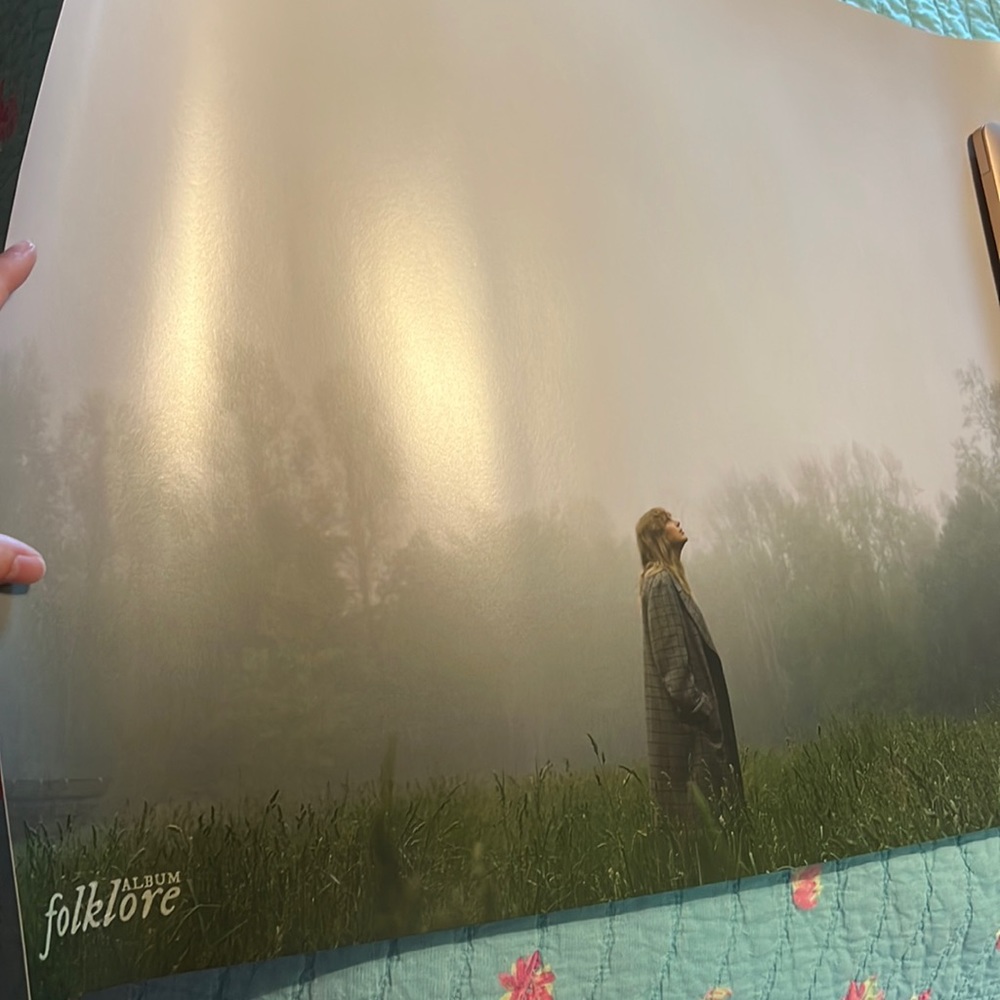 Taylor Swift Folklore Poster